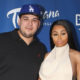 Rob Kardashian And Blac Chyna At Sky Beach Club